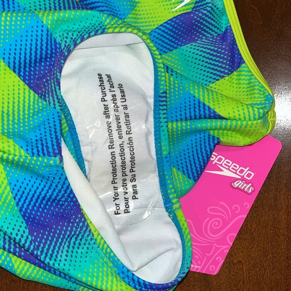NWT Speedo Girl’s One Piece Swim Suit - Picture 7 of 7